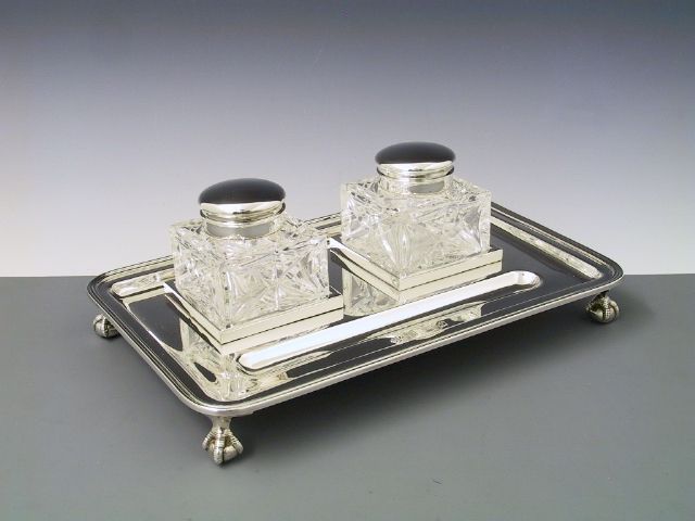 Silber Tintenfässer