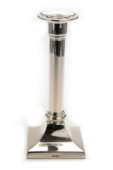 Kerzenleuchter Sterling Silber quadratisch 17,5 cm