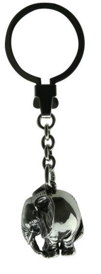Schlüsselkette Sterling-Silber Elefant