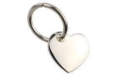 Schlüsselanhänger Sterling-Silber Herz