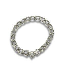 Halskette große Glieder Sterling-Silber 925/000