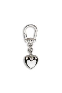 Schlüsselanhänger mit kleinem Herz aus Sterling-Silber