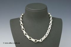 Halskette Collier  Sterling-Silber 925/000 Linsenglieder
