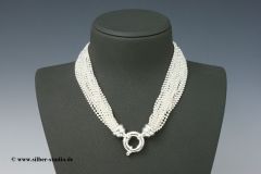 Halskette Collier Sterling-Silber 925/000 mit Kugelketten