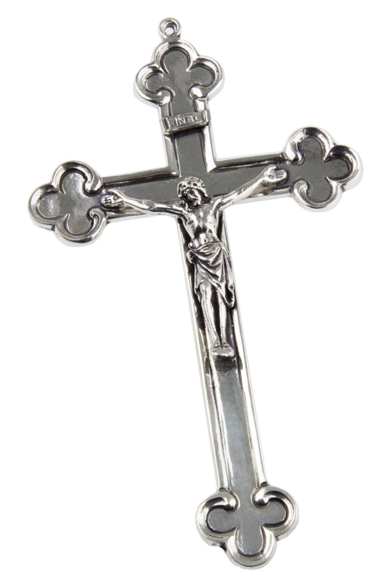 Kommunionskreuz in Silber